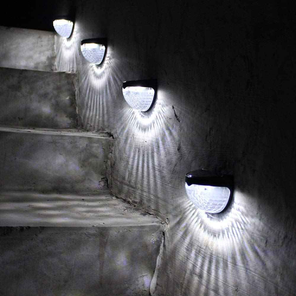 Set 2x Lampi solare de perete cu senzor lumina