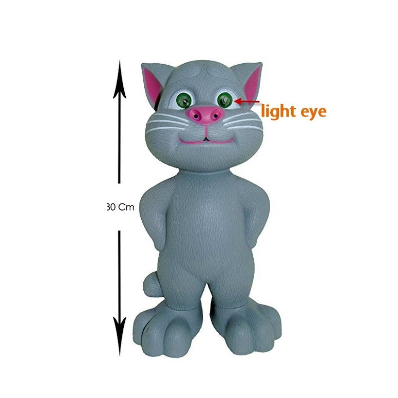 Jucarie vorbitoare Tom interactiva, motanul cu povesti, 35cm