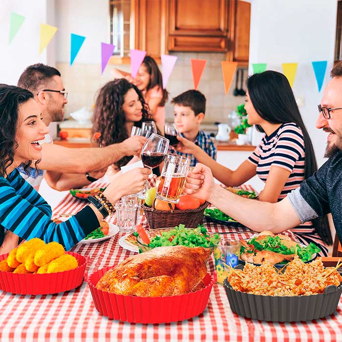 Recipient din silicon pentru friteuza sau cuptor, AirPot