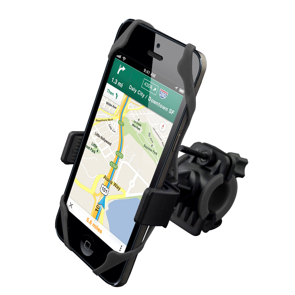 Suport universal pentru smartphone, model RIDER, montaj pe bicicleta