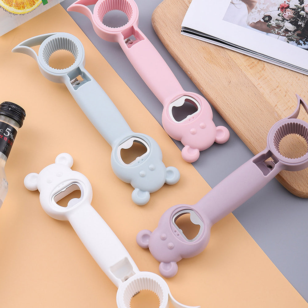 Unealta multifunctionala 4 in 1 pentru deschiderea sticlelor si conservelor