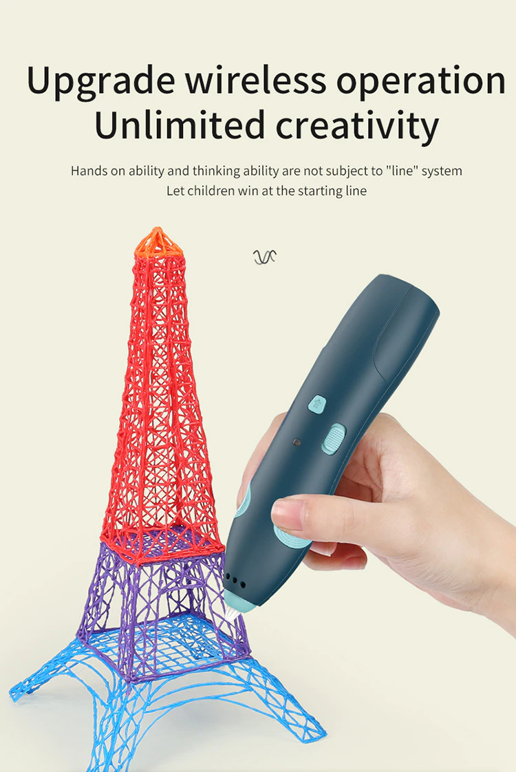 Creion imprimare 3D, pix pentru desen grafic + 3 rezerve CADOU