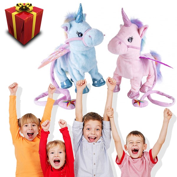 Jucarie Interactiva Unicornul/catel de plus Roxy, canta si se misca