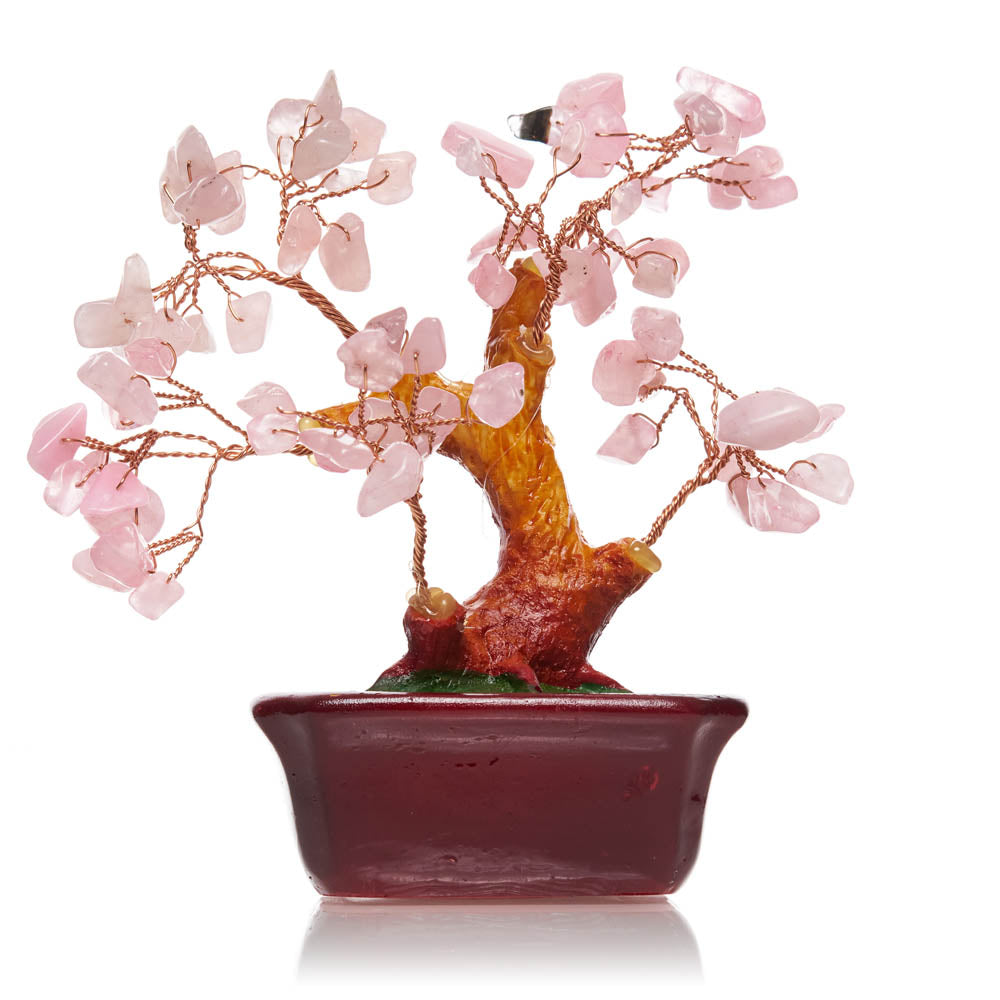 Pom cu pietre semipretioase Cuartz Roz SS88C 18,5cm
