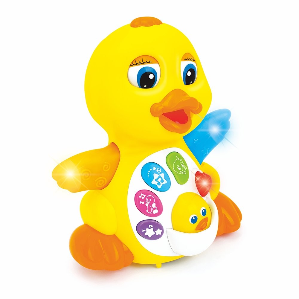 Jucarie interactiva Ratusca Dansatoare cu 7 sunete