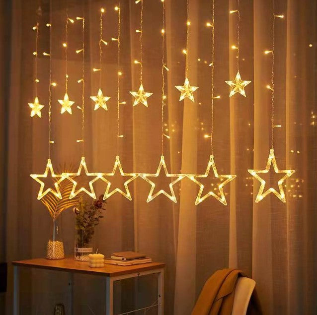 Lumini de Craciun "Stele Cazatoare", 270 cm
