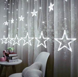 Lumini de Craciun "Stele Cazatoare", 270 cm