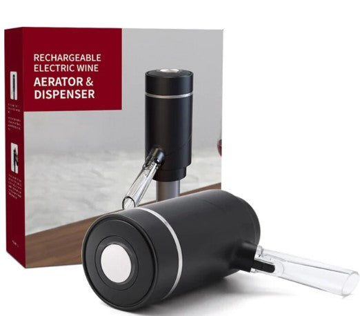 Aerator si dispenser automat electric pentru bauturi