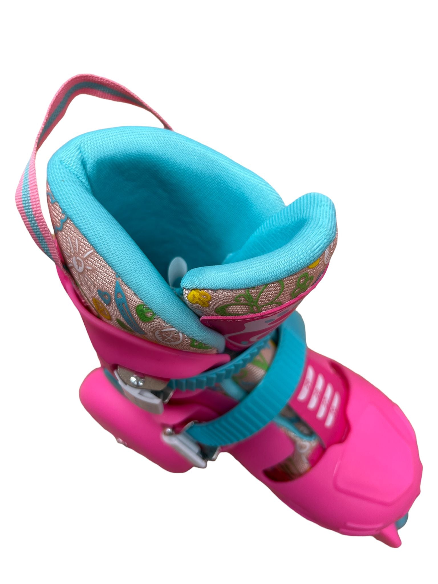 Set complet Patine cu rotile pentru copii cu roti din silicon, casca si aparatori