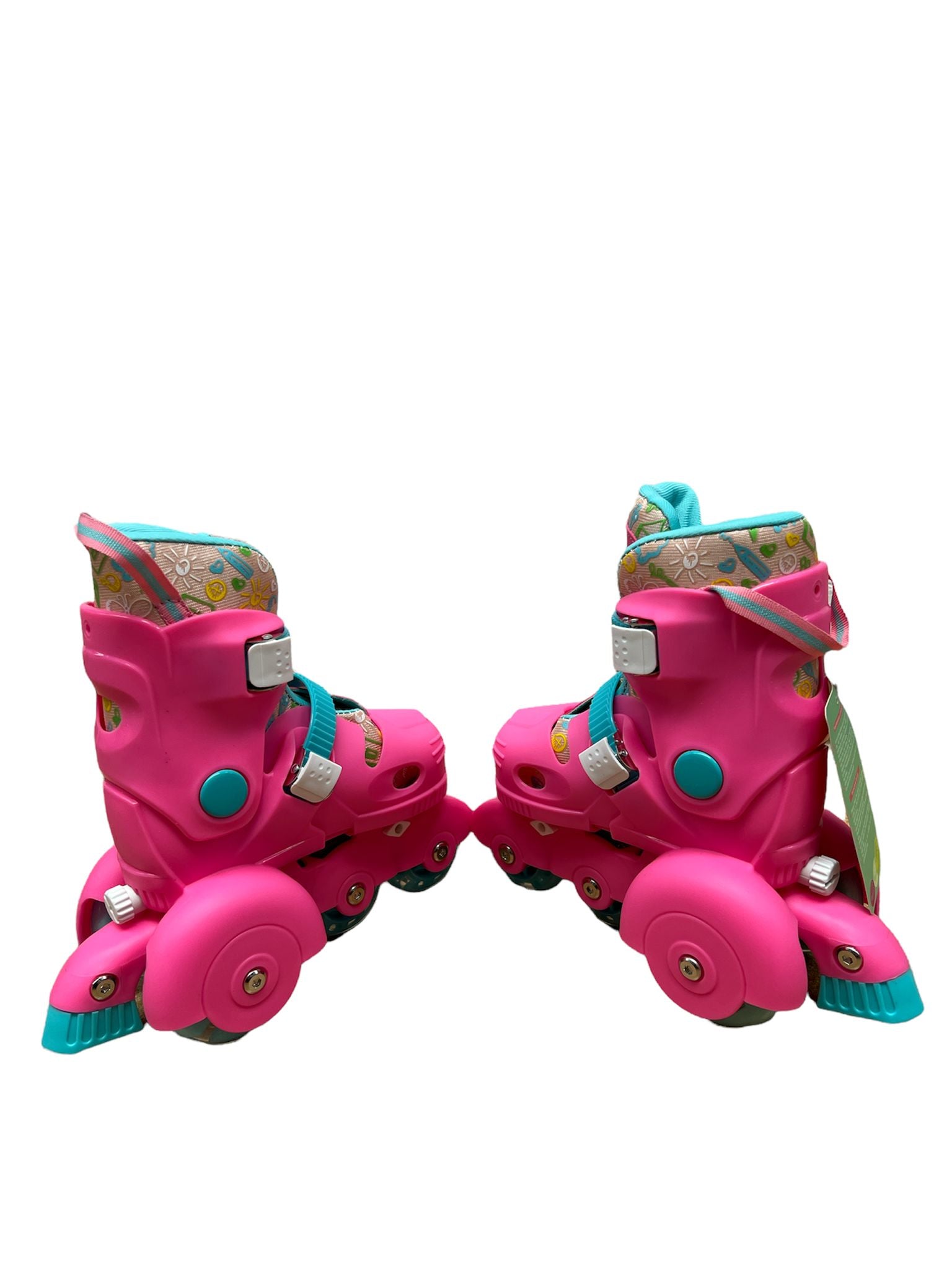 Set complet Patine cu rotile pentru copii cu roti din silicon, casca si aparatori