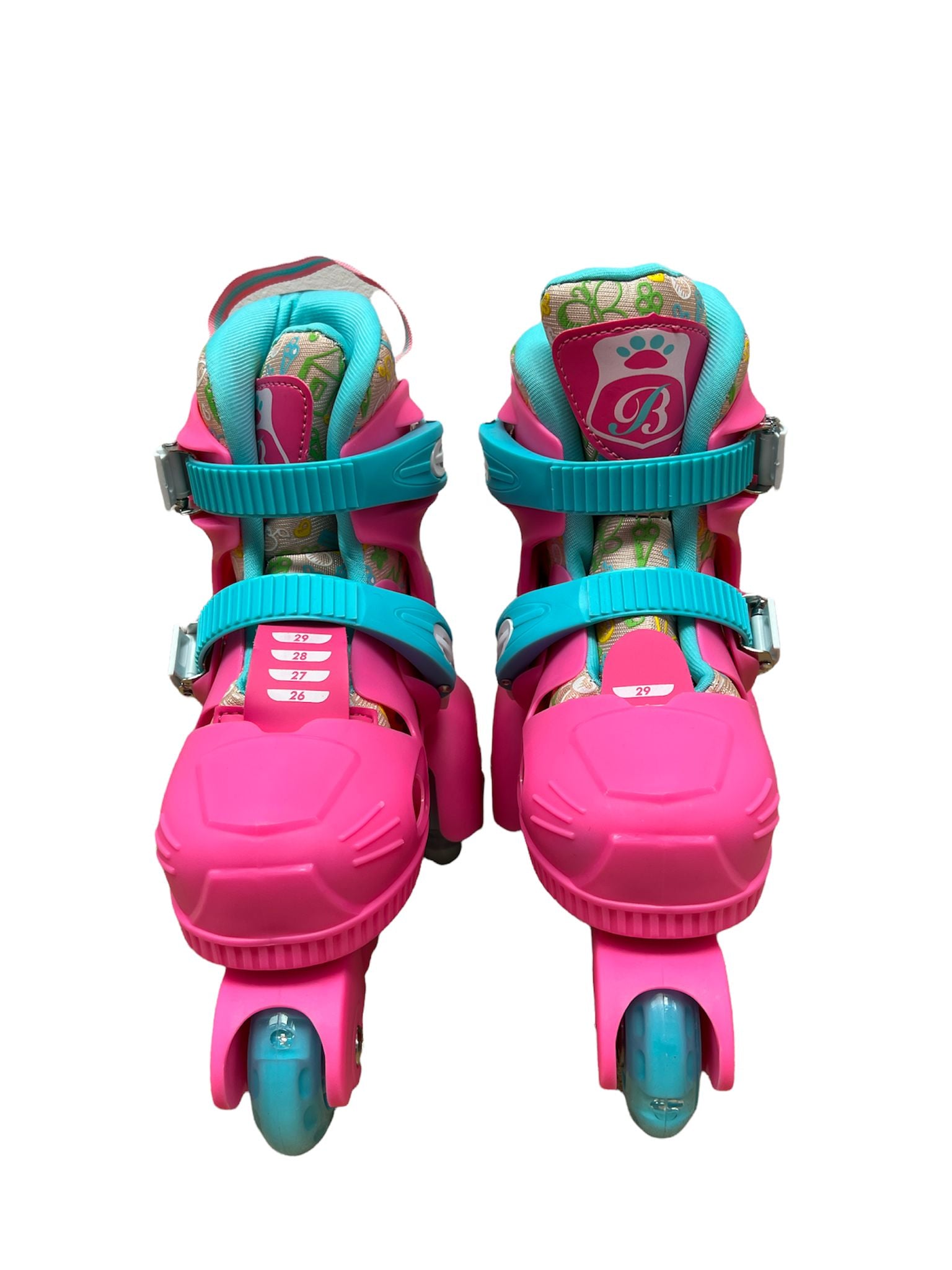 Set complet Patine cu rotile pentru copii cu roti din silicon, casca si aparatori