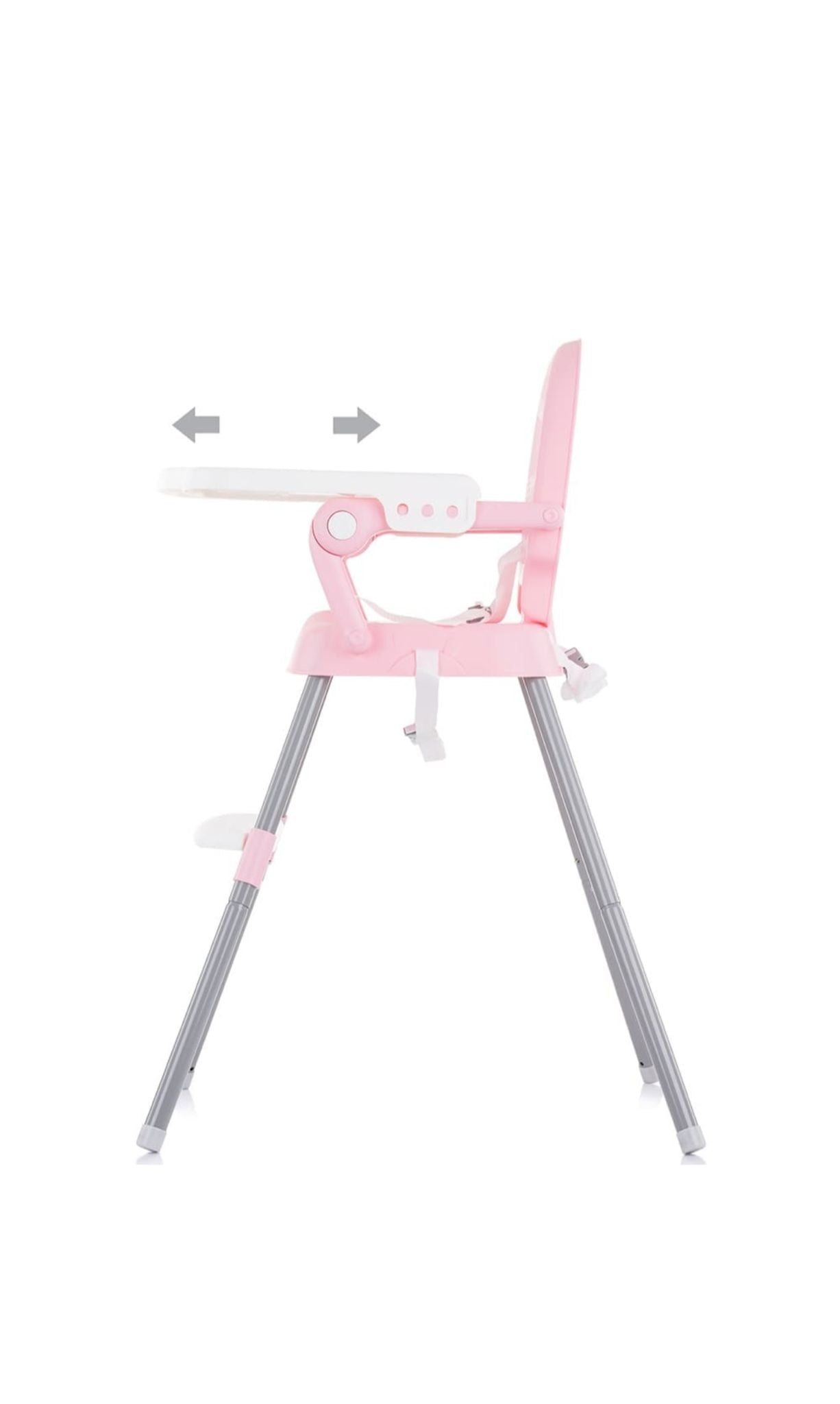 Scaun de masa 3 in 1 pentru copii MS02, roz/albastru