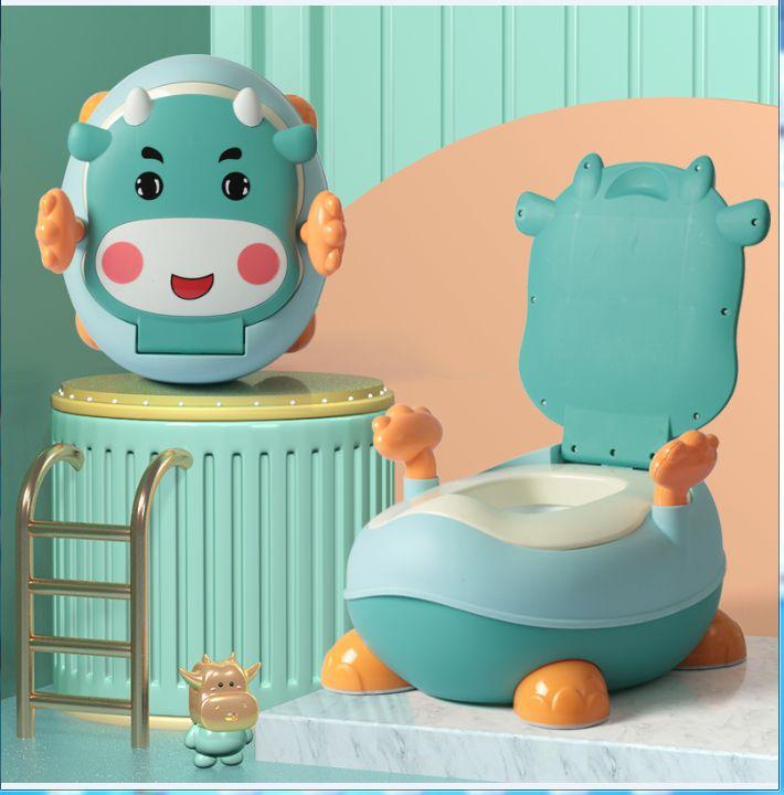 Olita multifunctionala pentru copii Vacuta, +6 luni, 25kg, roz/albastru/galben