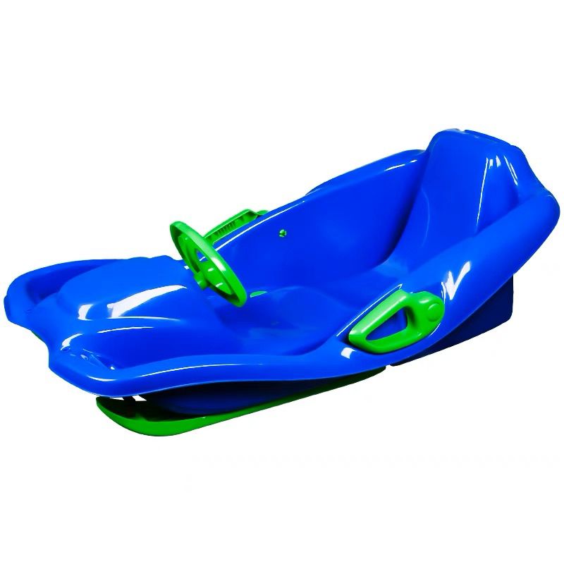 Sanie tip bob, cu volan, pentru copii, +3 ani