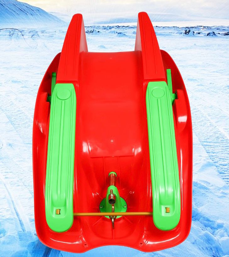 Sanie tip bob, cu volan, pentru copii, +3 ani