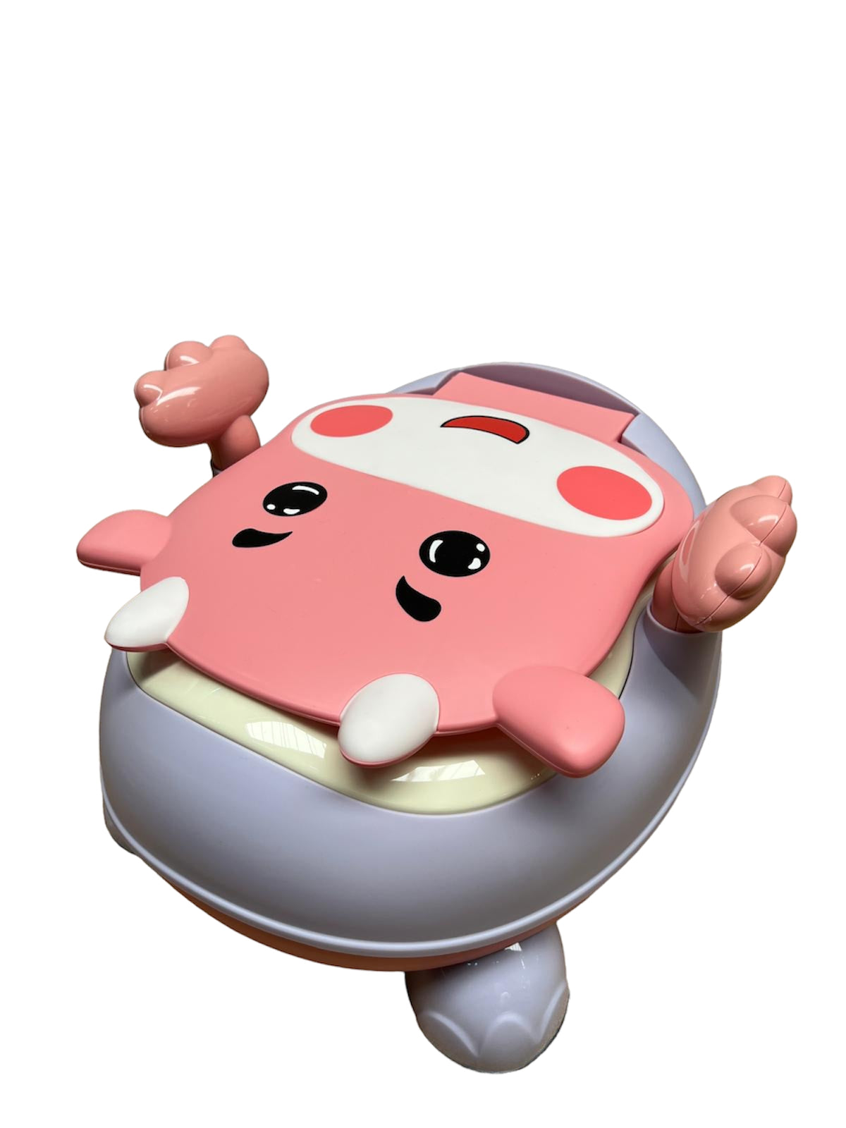 Olita multifunctionala pentru copii Vacuta, +6 luni, 25kg, roz/albastru/galben