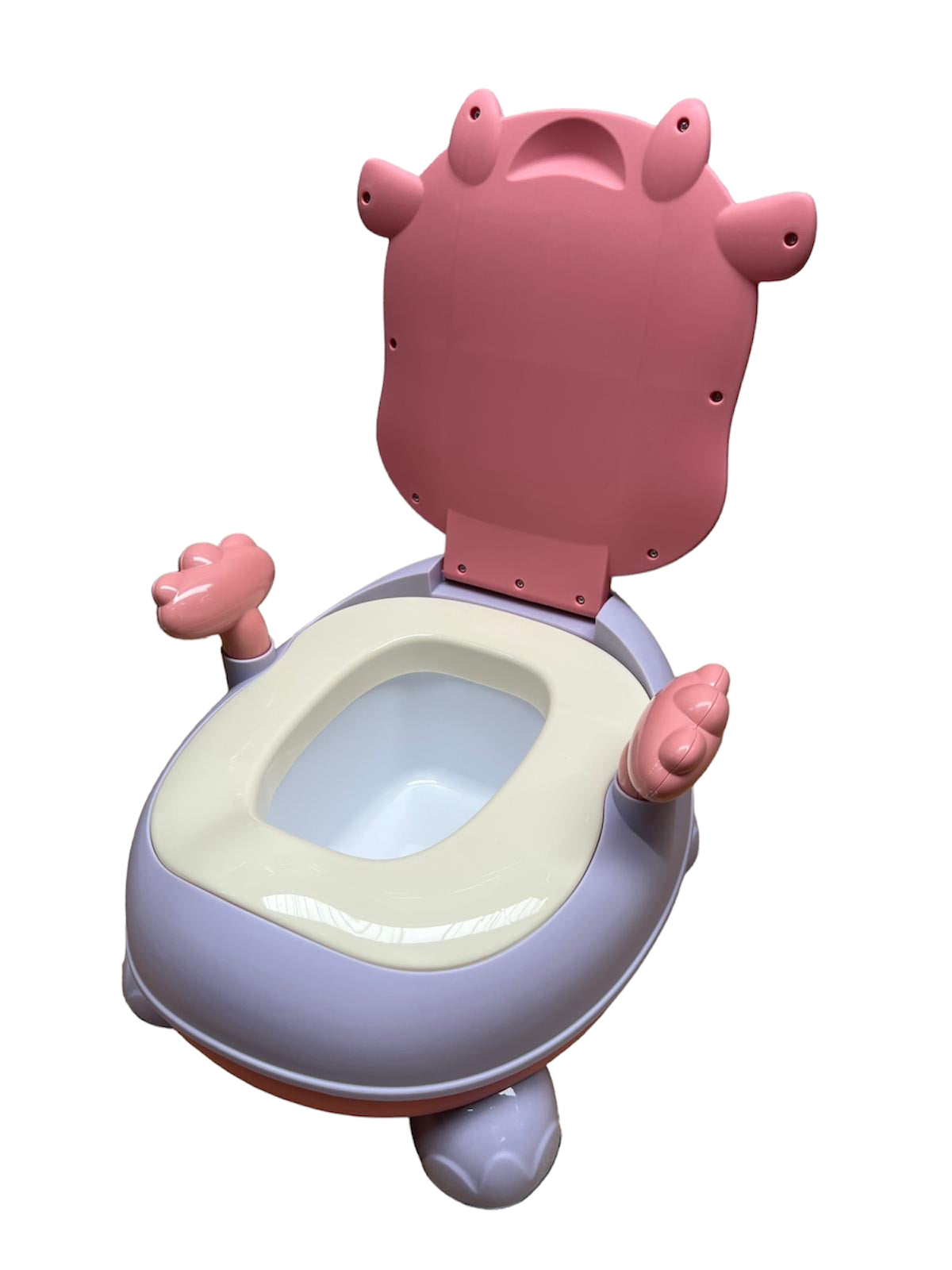 Olita multifunctionala pentru copii Vacuta, +6 luni, 25kg, roz/albastru/galben