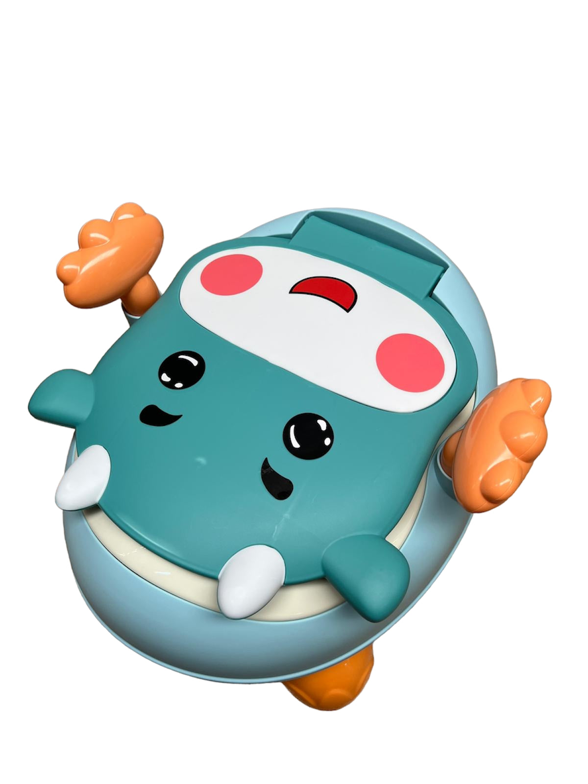 Olita multifunctionala pentru copii Vacuta, +6 luni, 25kg, roz/albastru/galben