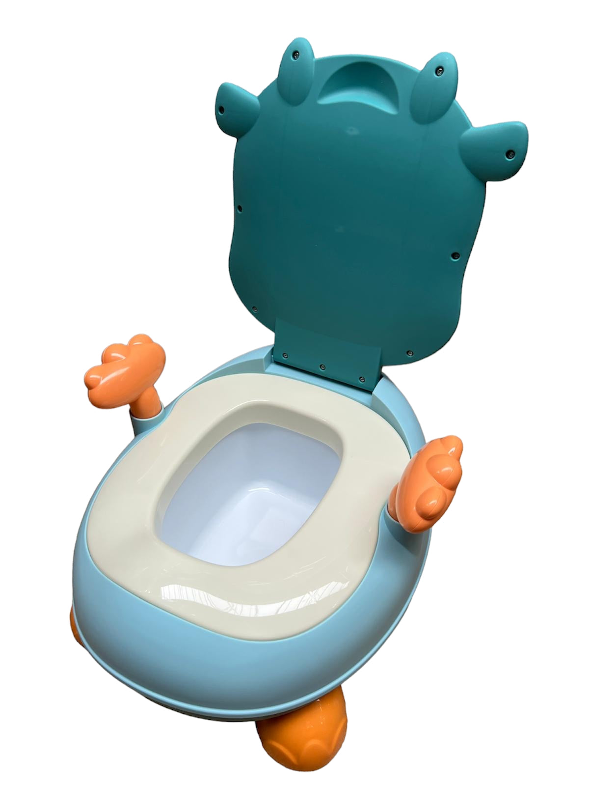 Olita multifunctionala pentru copii Vacuta, +6 luni, 25kg, roz/albastru/galben