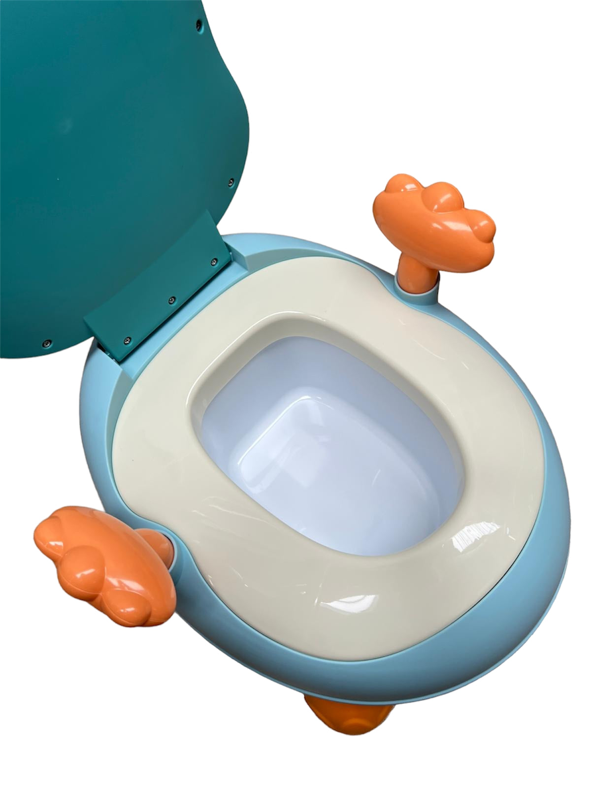 Olita multifunctionala pentru copii Vacuta, +6 luni, 25kg, roz/albastru/galben