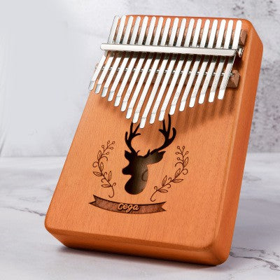 Mini Pian Kalimba cu 17 clape, din bambus
