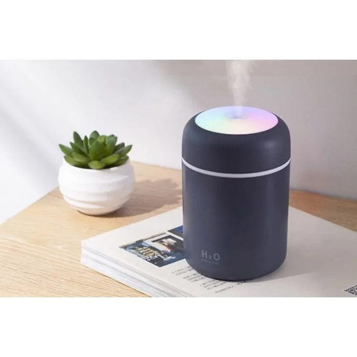 Difuzor aromaterapie H2O, lumini ambientale, portabil, 300 ml