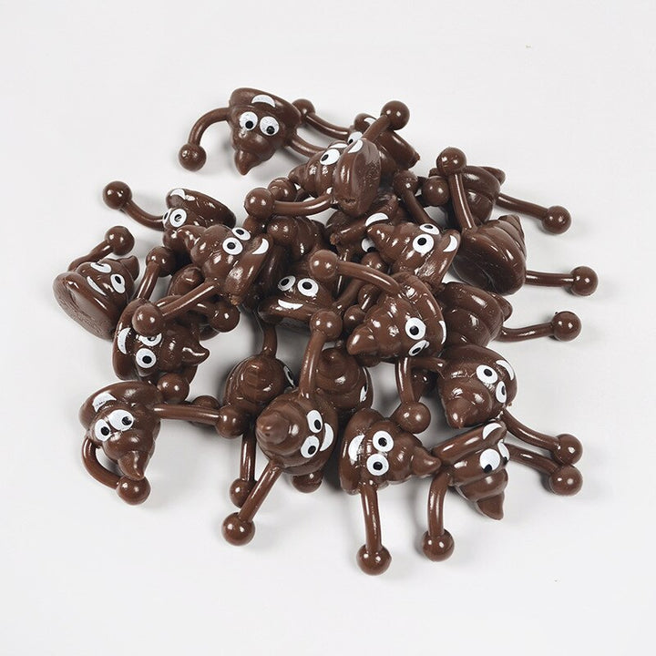 Mini prastie de cauciuc cu figurine lipicioase