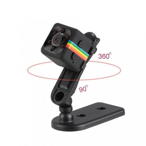 Mini camera video Full HD, SQ11 MINI DV, cu functie video si foto, Negru