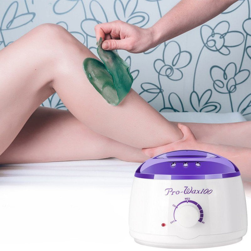 Incalzitor pentru ceara Pro Wax, alb/mov