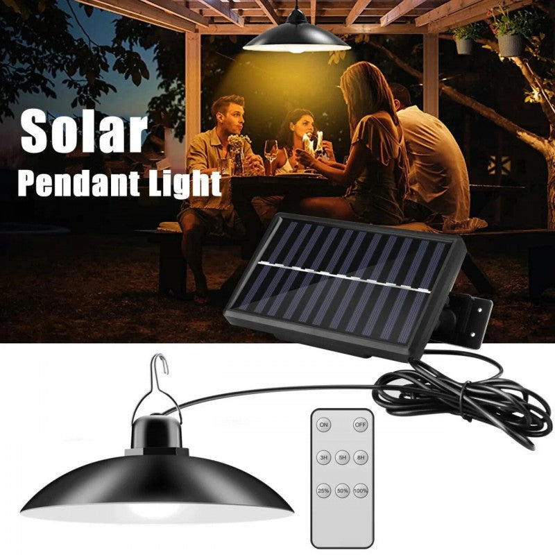 Lampa Solara IP65, 400lm, Telecomanda, Panou Solar fixare in pamant/perete/copac, 2200mah, lumina alb rece XF-707