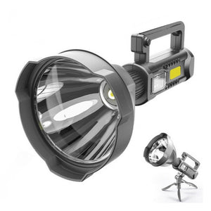 LANTERNA LED, REINCARCABILA, FUNCTIE POWERBANK, 4 MODURI ILUMINARE, TREPIED INCLUS