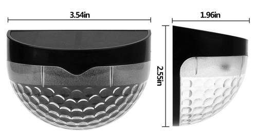 Set 2x Lampi solare de perete cu senzor lumina