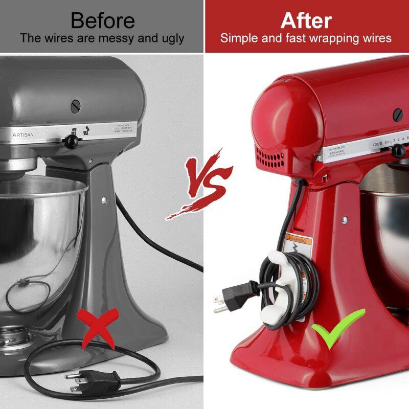 Set 6x Cleme organizatoare pentru cabluri