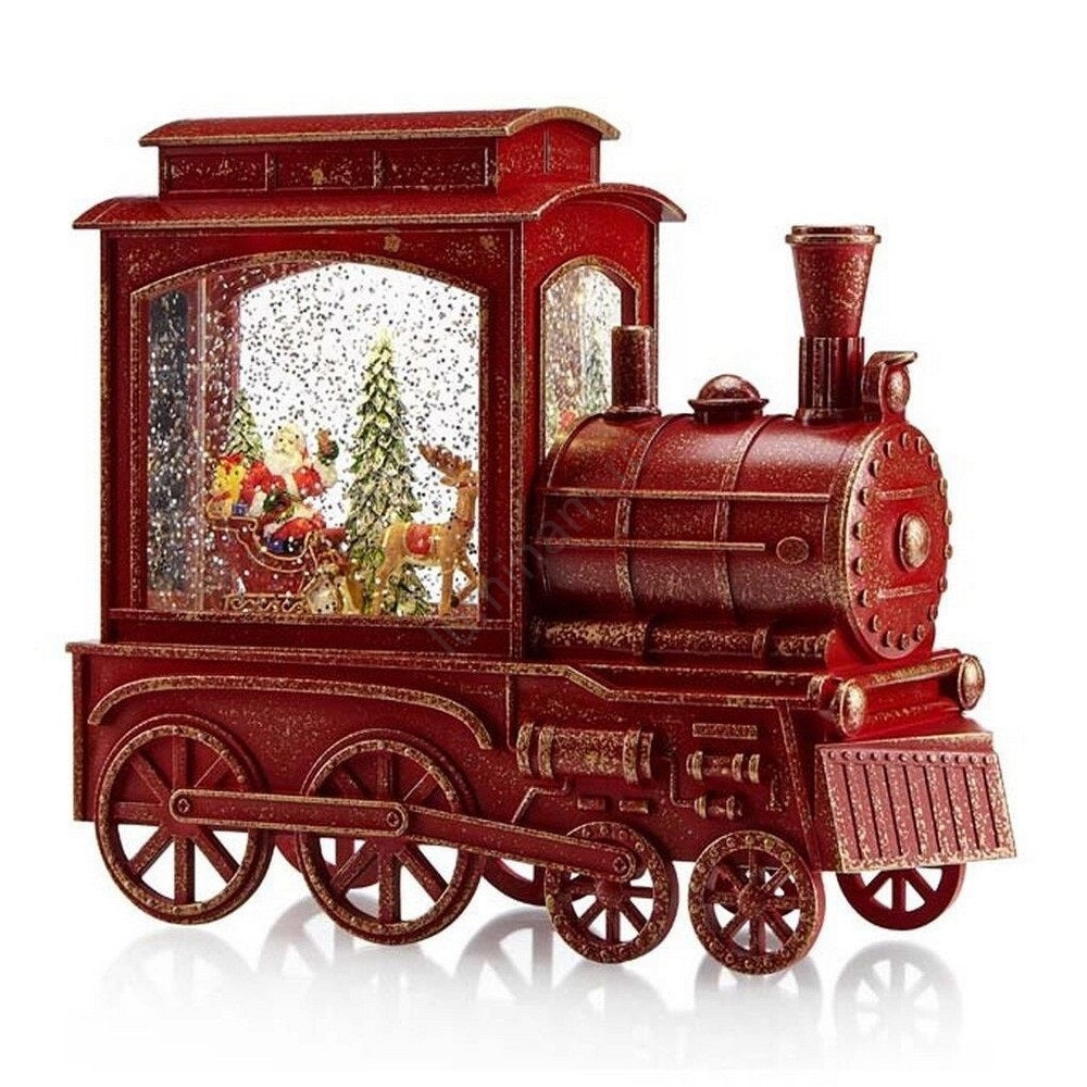 Decoratiune LED de Craciun cu sclipici