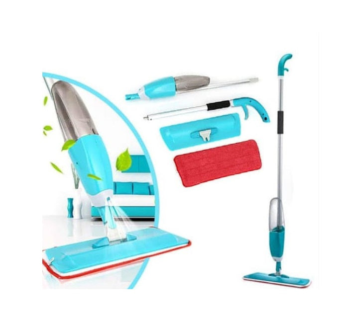 Mop Spray cu rezervor incorporat, 600 ml, cu laveta absorbanta din microfibra