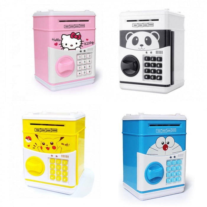 Pusculita interactiva pentru copii cu functie de seif si cod pin