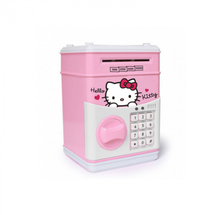 Pusculita interactiva pentru copii cu functie de seif si cod pin