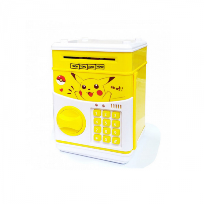 Pusculita interactiva pentru copii cu functie de seif si cod pin