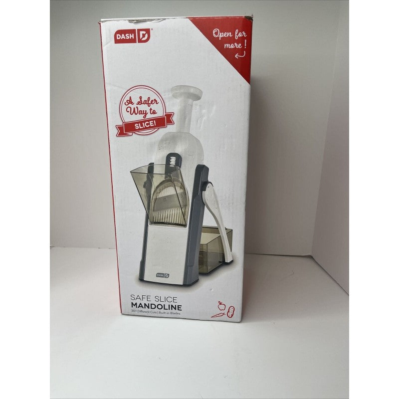 Razatoare Safe Dash Mandoline speciala pentru fructe si legume, Otel Inoxidabil Si plastic ABS, Maner Mare, Lame Ascutite