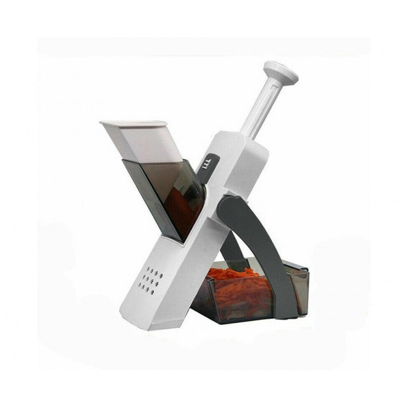 Razatoare Safe Dash Mandoline speciala pentru fructe si legume, Otel Inoxidabil Si plastic ABS, Maner Mare, Lame Ascutite