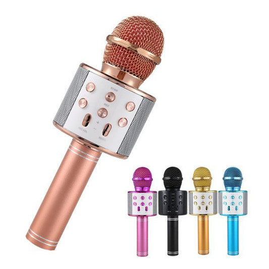 Microfon Karaoke cu boxa incorporata si radio