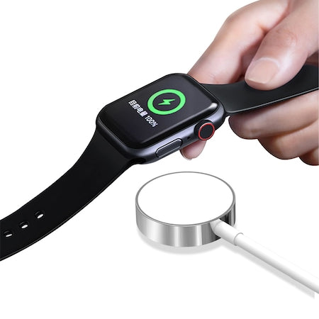 Incarcator magnetic wireless XO-CX002 pentru Apple Watch 2/3/4/5/6, Alb