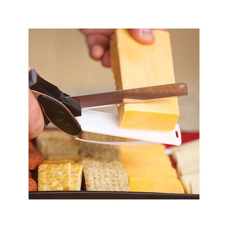 Foarfece de bucatarie 2 in 1 pentru legume si fructe