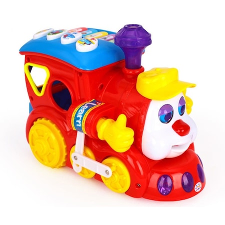 Jucarie interactiva Locomotiva cu sunete si lumini, +3 ani