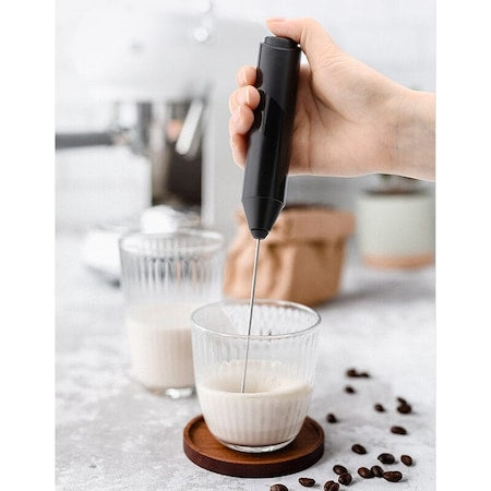 Aparat electric pentru amestecarea bauturilor, negru