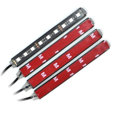 Lumini auto ambientale, telecomanda, jocuri de lumini, kit complet instalare, RGB