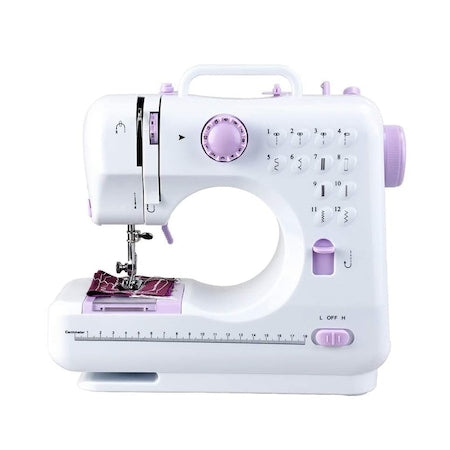 Masina de cusut cu accesorii, FHSM-505 Alb, 31x30x15 cm