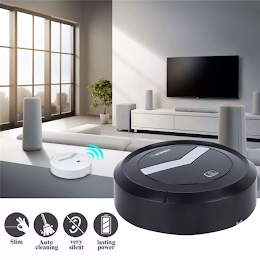 Robot aspirator smart 3 in 1, Ximei, Negru