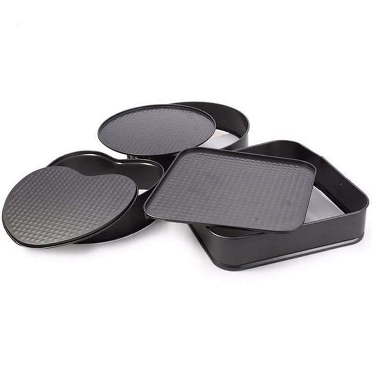 Set 3 forme pentru prajituri - forma rotunda, patrata si inima