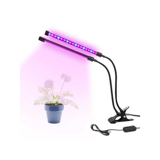 Set 2 Lampi UV, pentru cresterea plantelor, 40 LED, USB